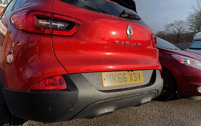 OEM Style Rear Parking Sensors Fitted To Rear Of Vehicle (Not Painted)